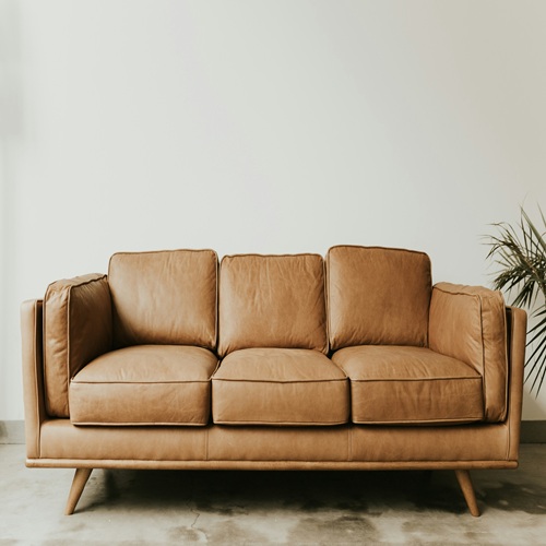 Sofa de Cuero 3 Cuerpos