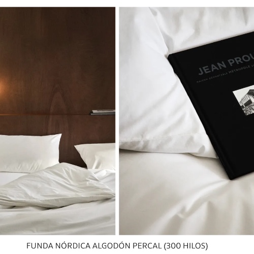 Funda nórdica algodón percal 300 hilos - zara home