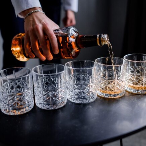 Set de 6 vasos de whisky